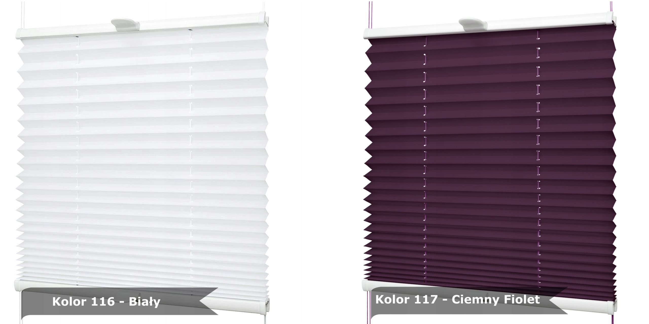 Plisa, Roleta Plisowana 140x140 18 Kolorów