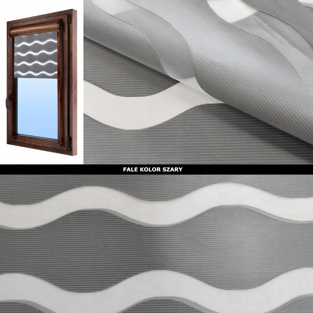 Roleta Dzień Noc w Kasecie Orzech FALE VEGAS