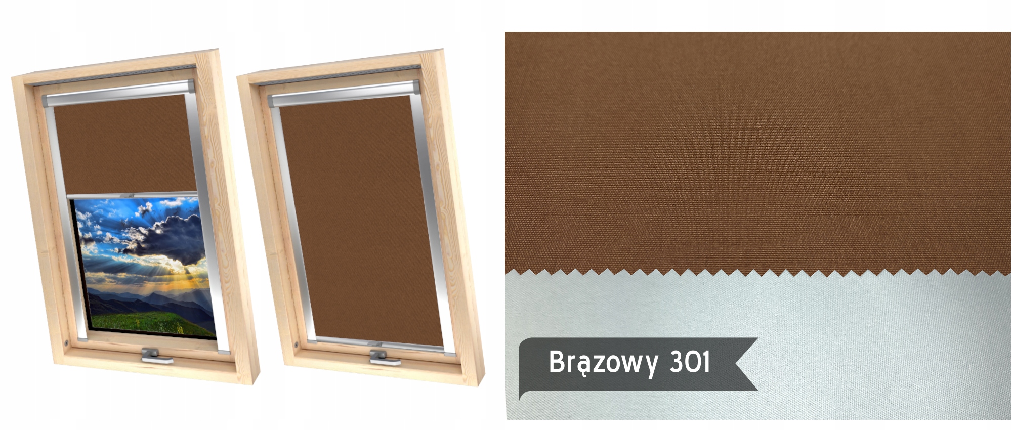 Roleta Dachowa Zaciemniająca do okien FAKRO 78x98