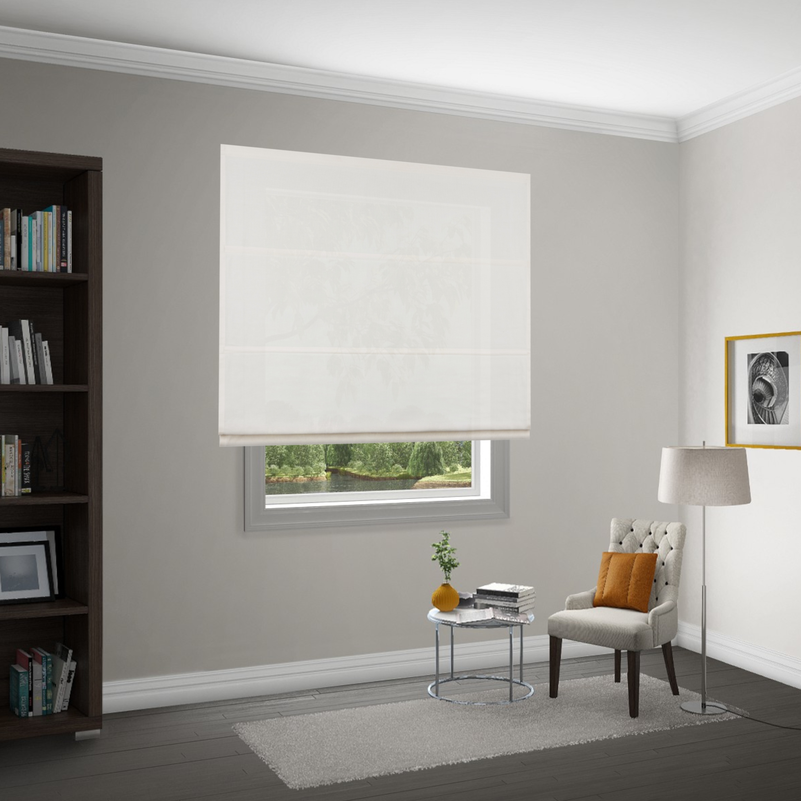 Roleta Rzymska Na wymiar Natural Kremowy