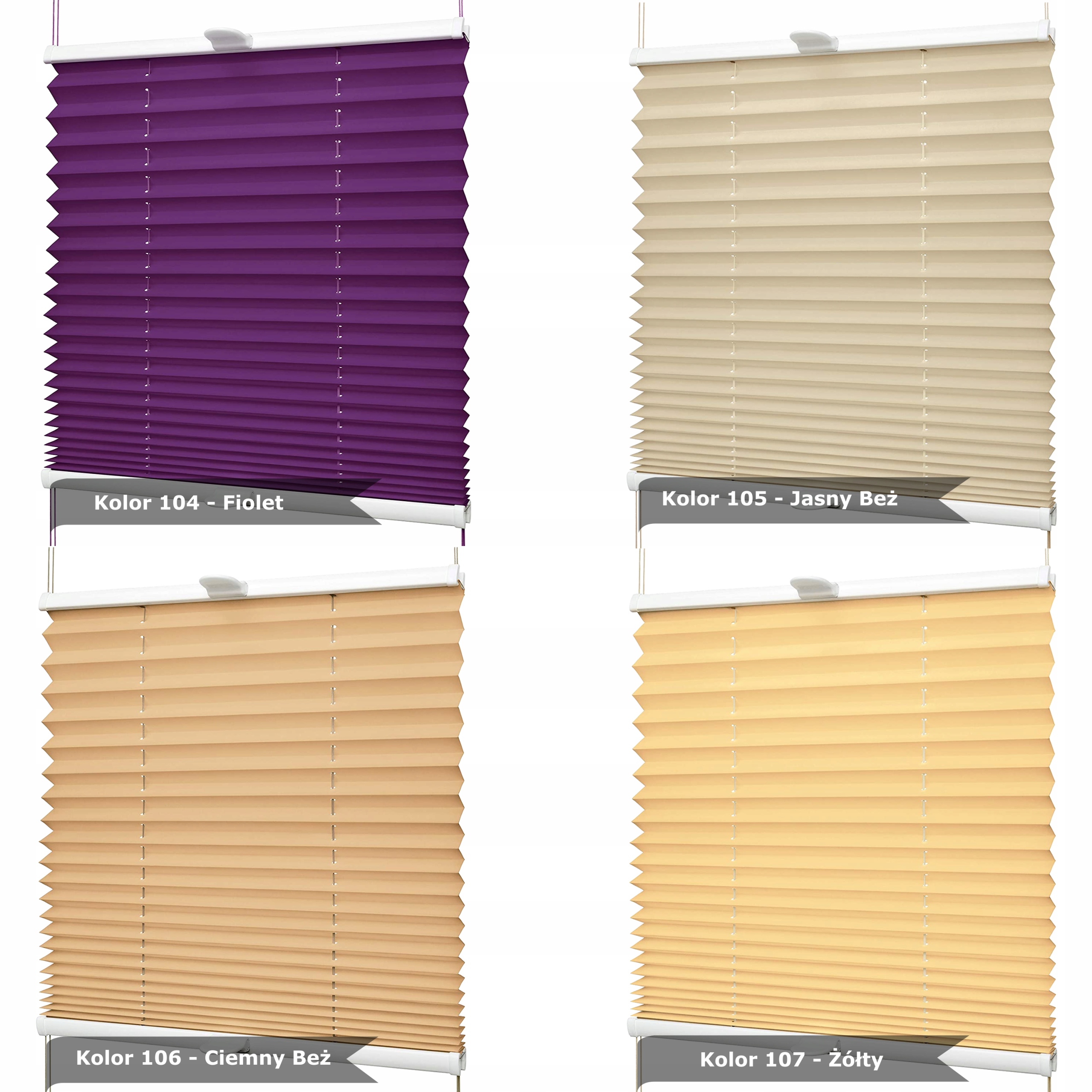 Plisa, Roleta Plisowana 110x190 18 Kolorów