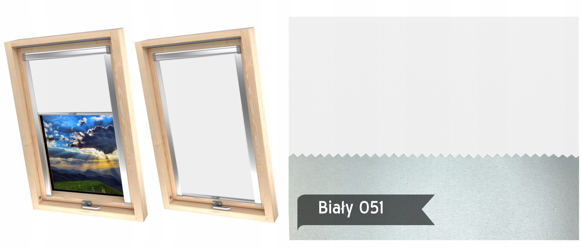 Roleta Dachowa Zaciemniająca do okien FAKRO 78x98