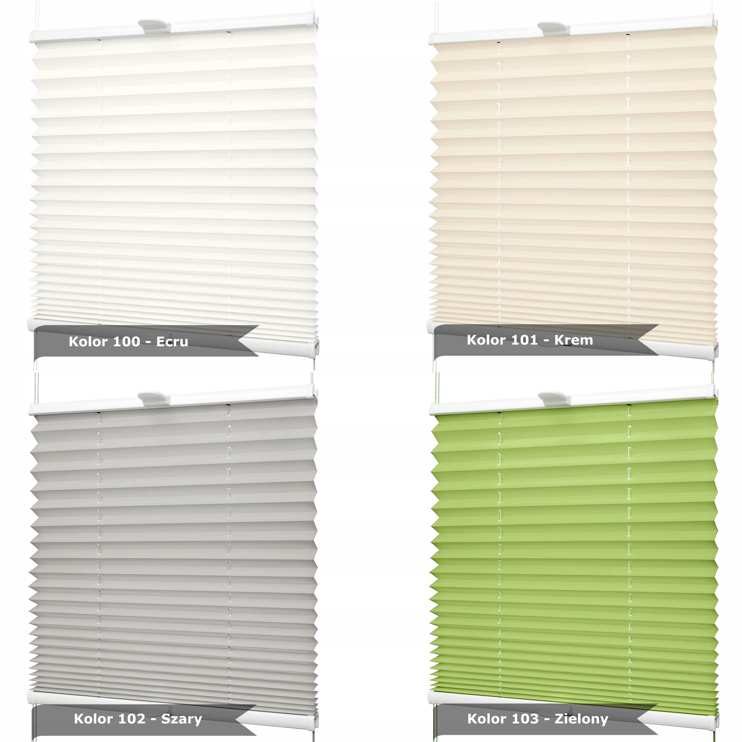 Plisa, Roleta Plisowana 90x170 18 Kolorów