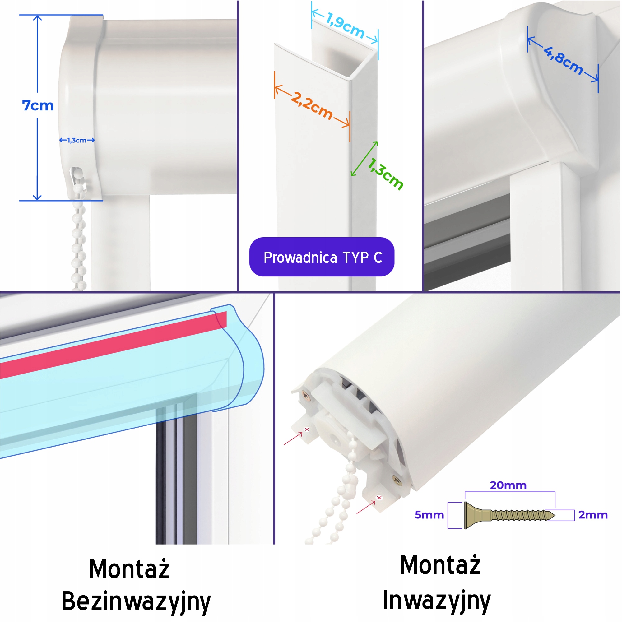 Roleta Dzień Noc w Kasecie Orzech FALE VEGAS