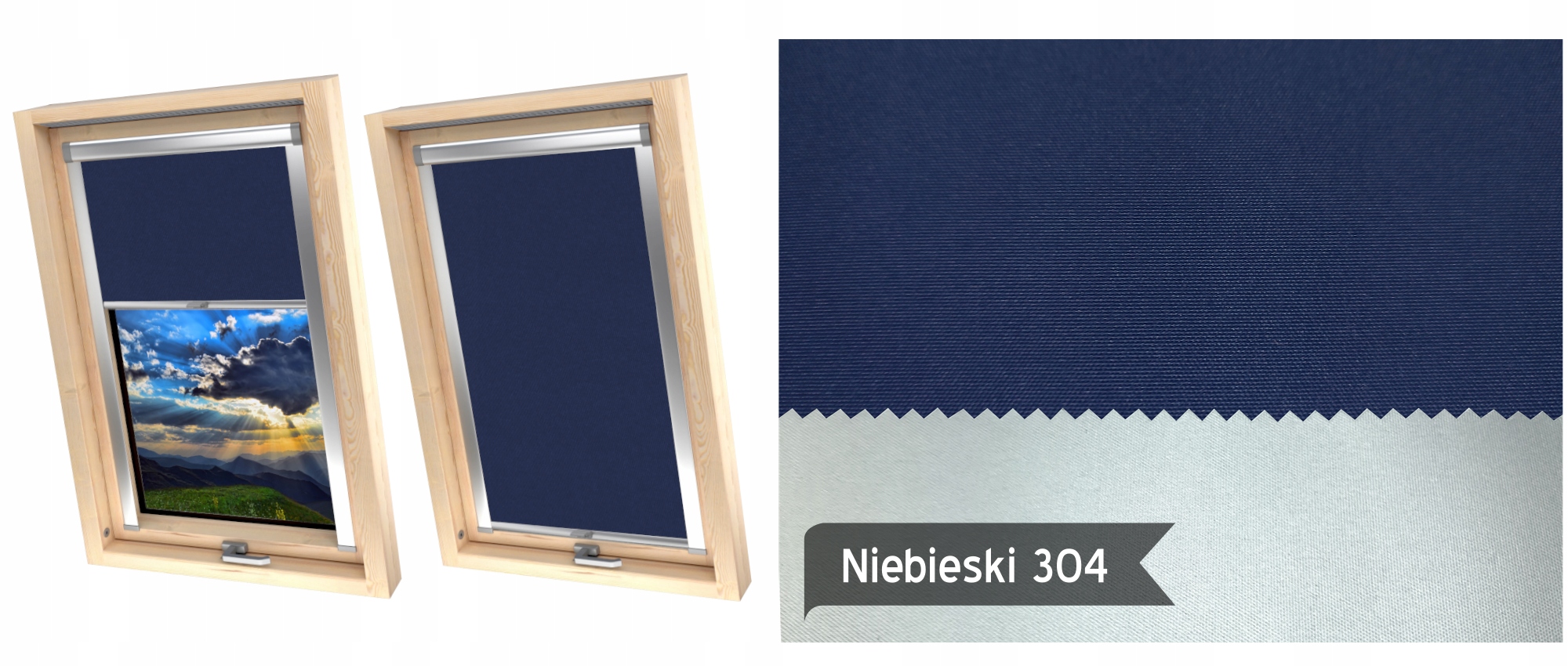 Roleta Dachowa Zaciemniająca do okien FAKRO 78x98