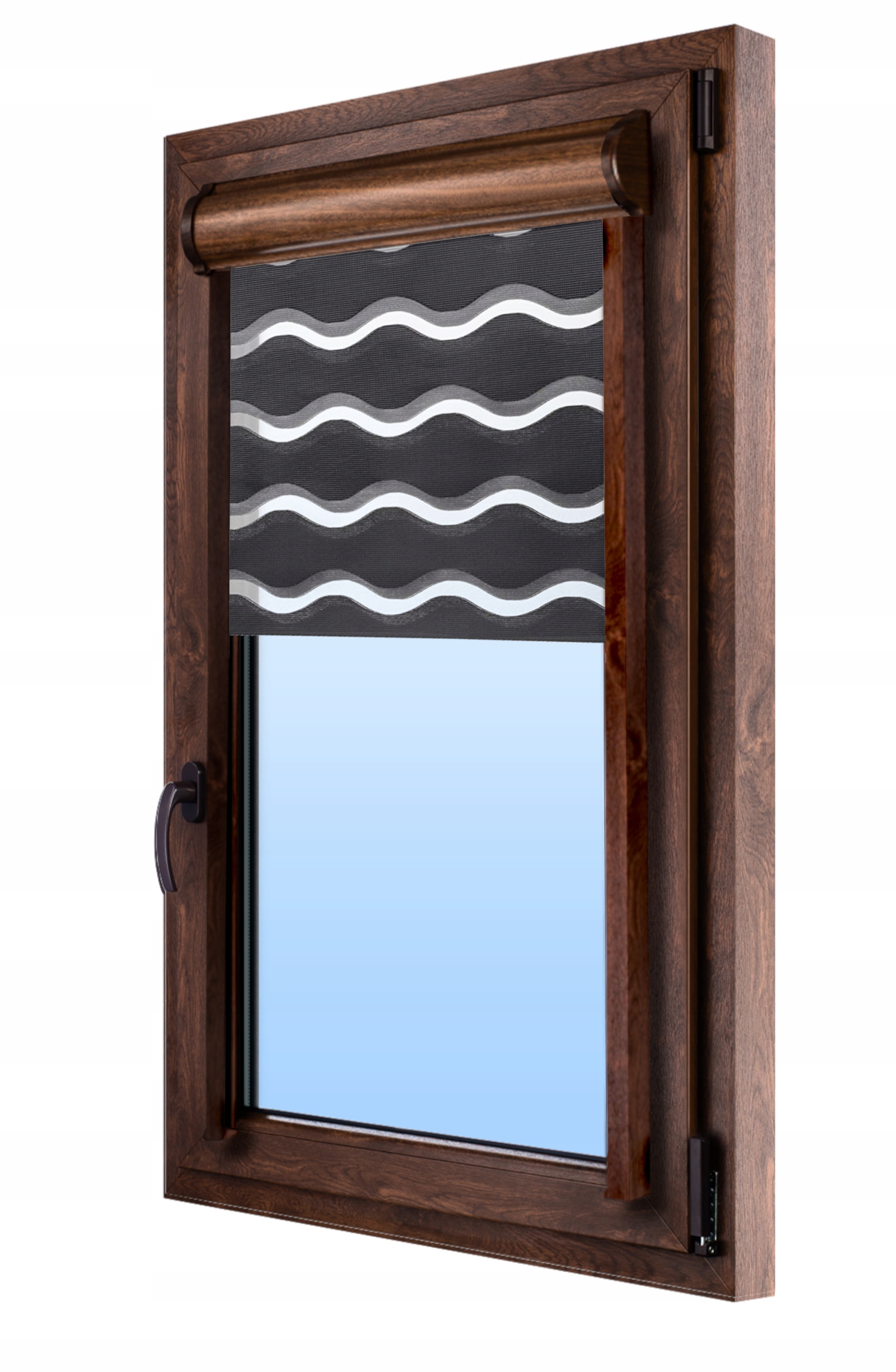 Roleta Dzień Noc w Kasecie Orzech FALE VEGAS