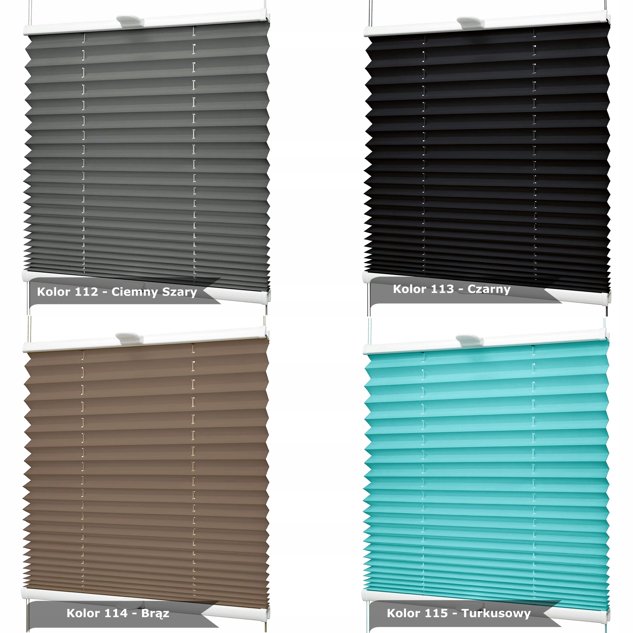 Plisa, Roleta Plisowana 120x230 18 Kolorów