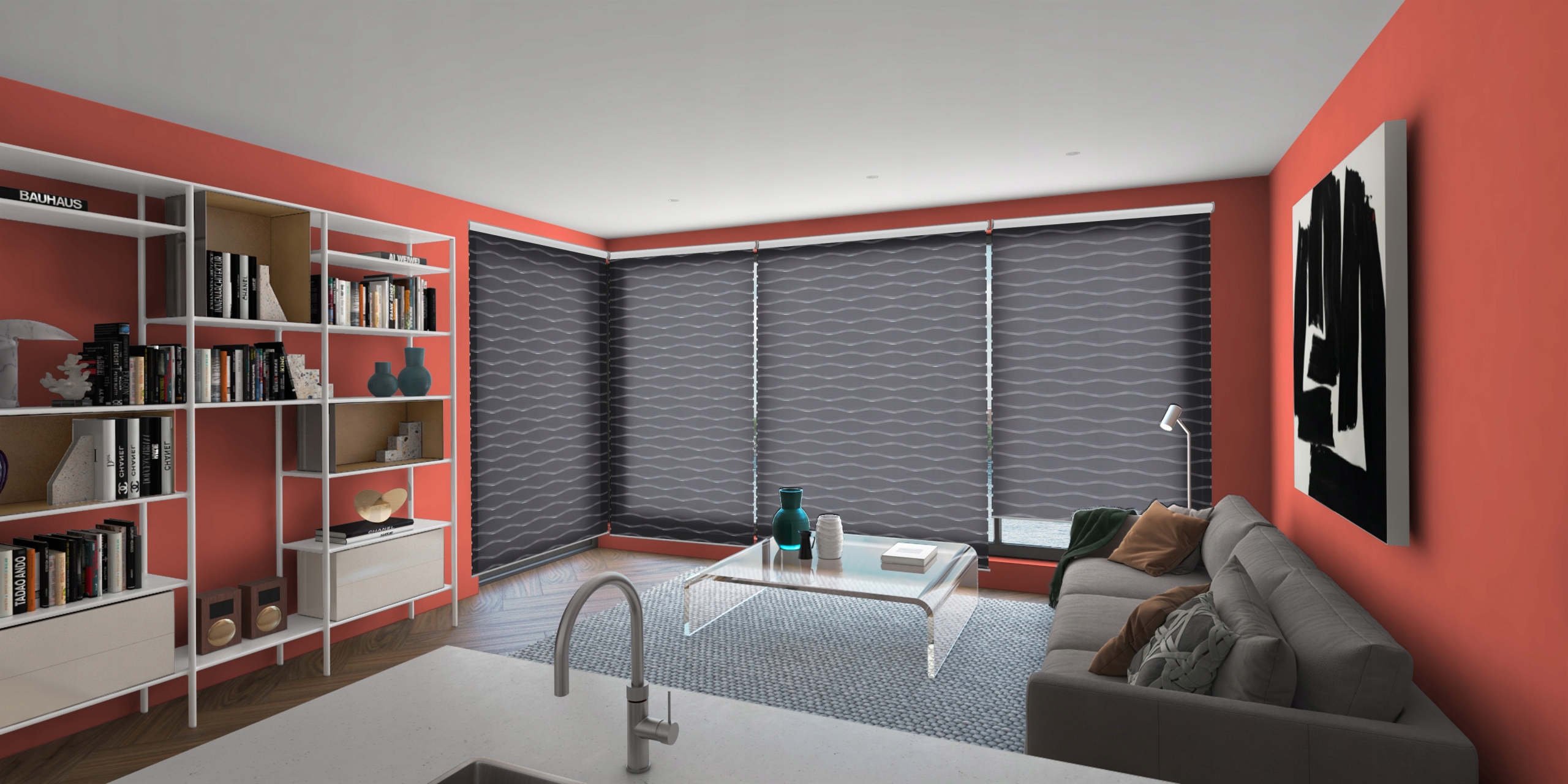 Roleta Dzień Noc w Kasecie Orzech FALE VEGAS