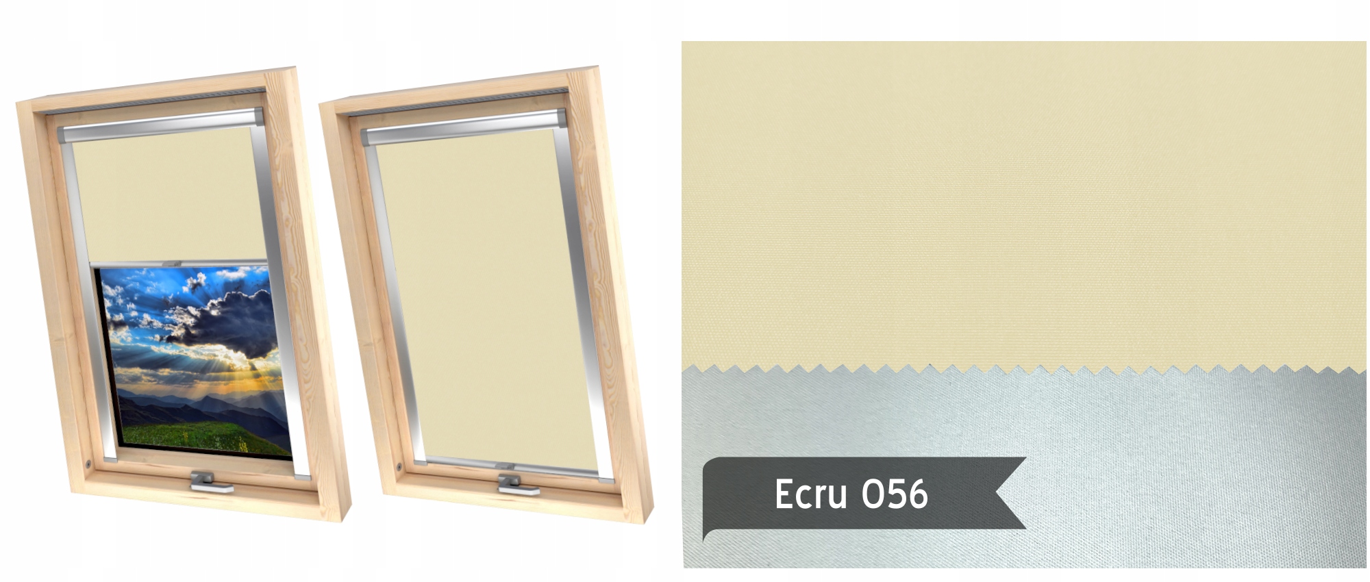 Roleta Dachowa Zaciemniająca do okien FAKRO 78x98