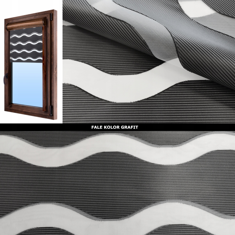 Roleta Dzień Noc w Kasecie Orzech FALE VEGAS