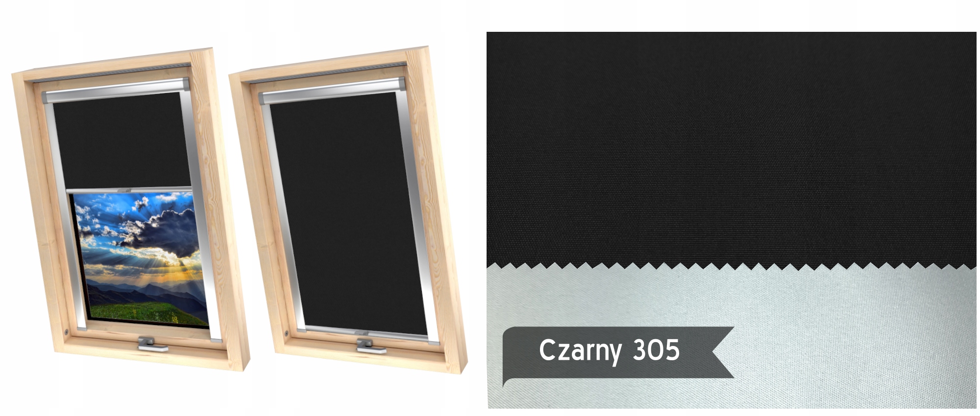 Roleta Dachowa Zaciemniająca do okien FAKRO 78x98