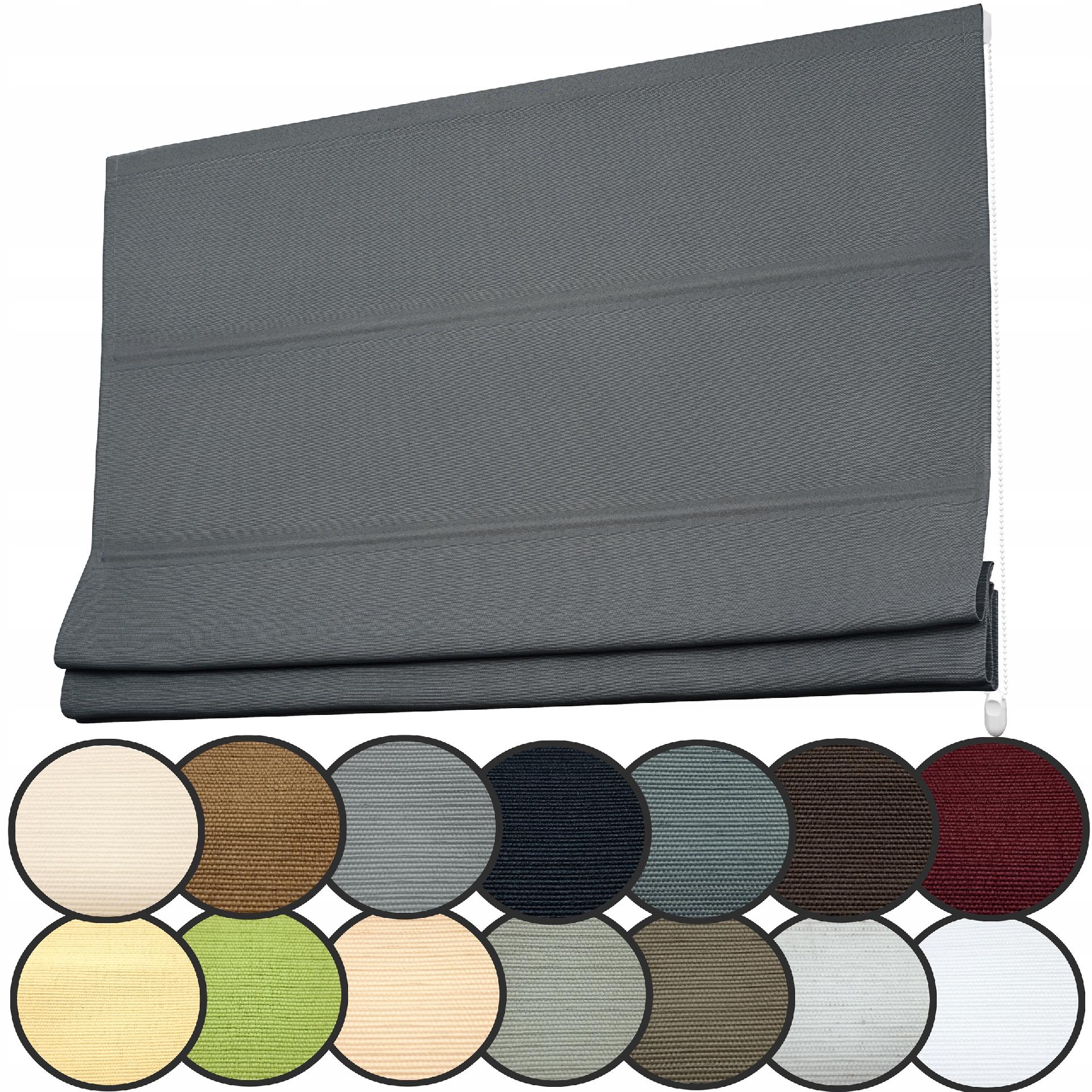 Roleta Rzymska Kompletna 14 Kolorów 140 x 200