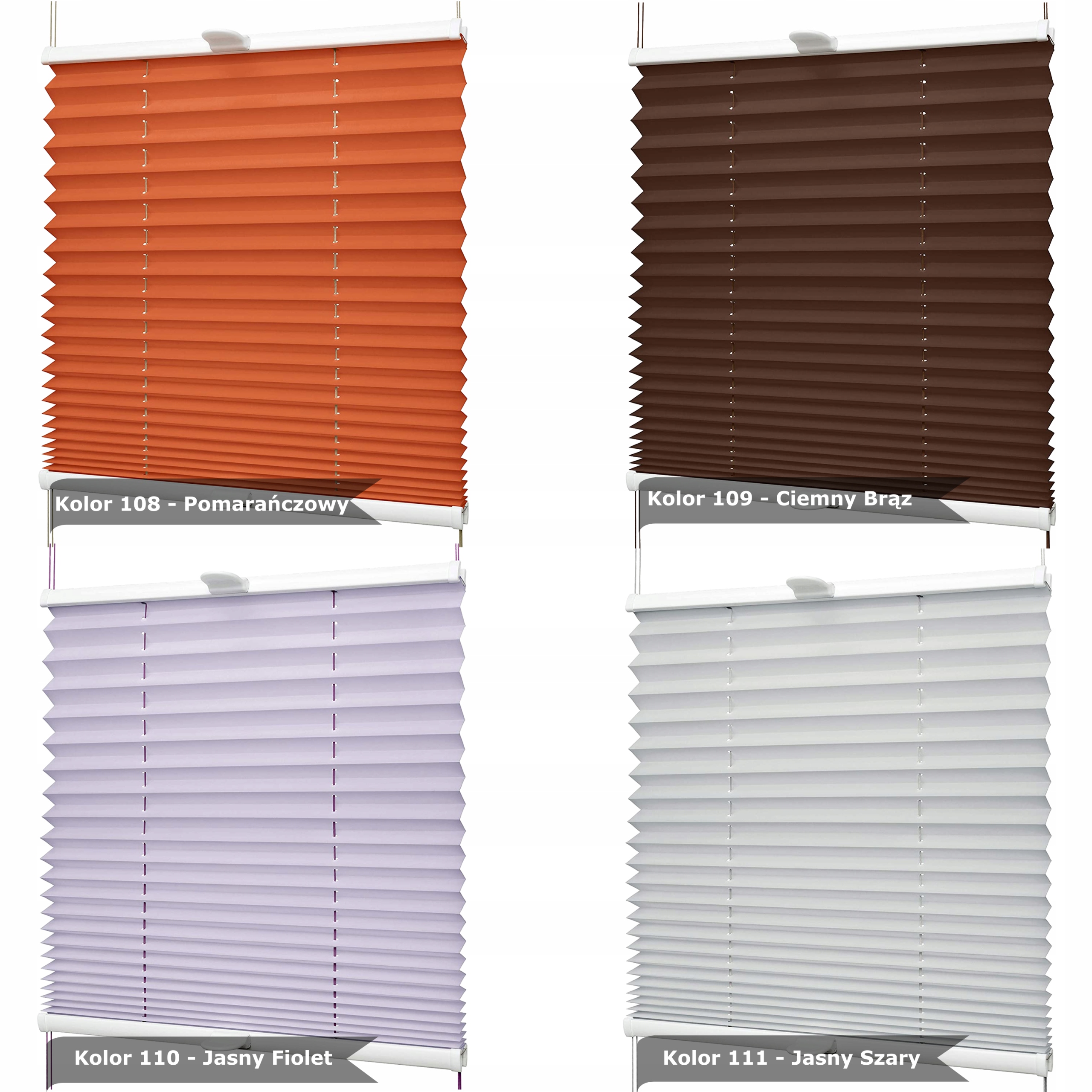 Plisa, Roleta Plisowana 100x230 18 Kolorów