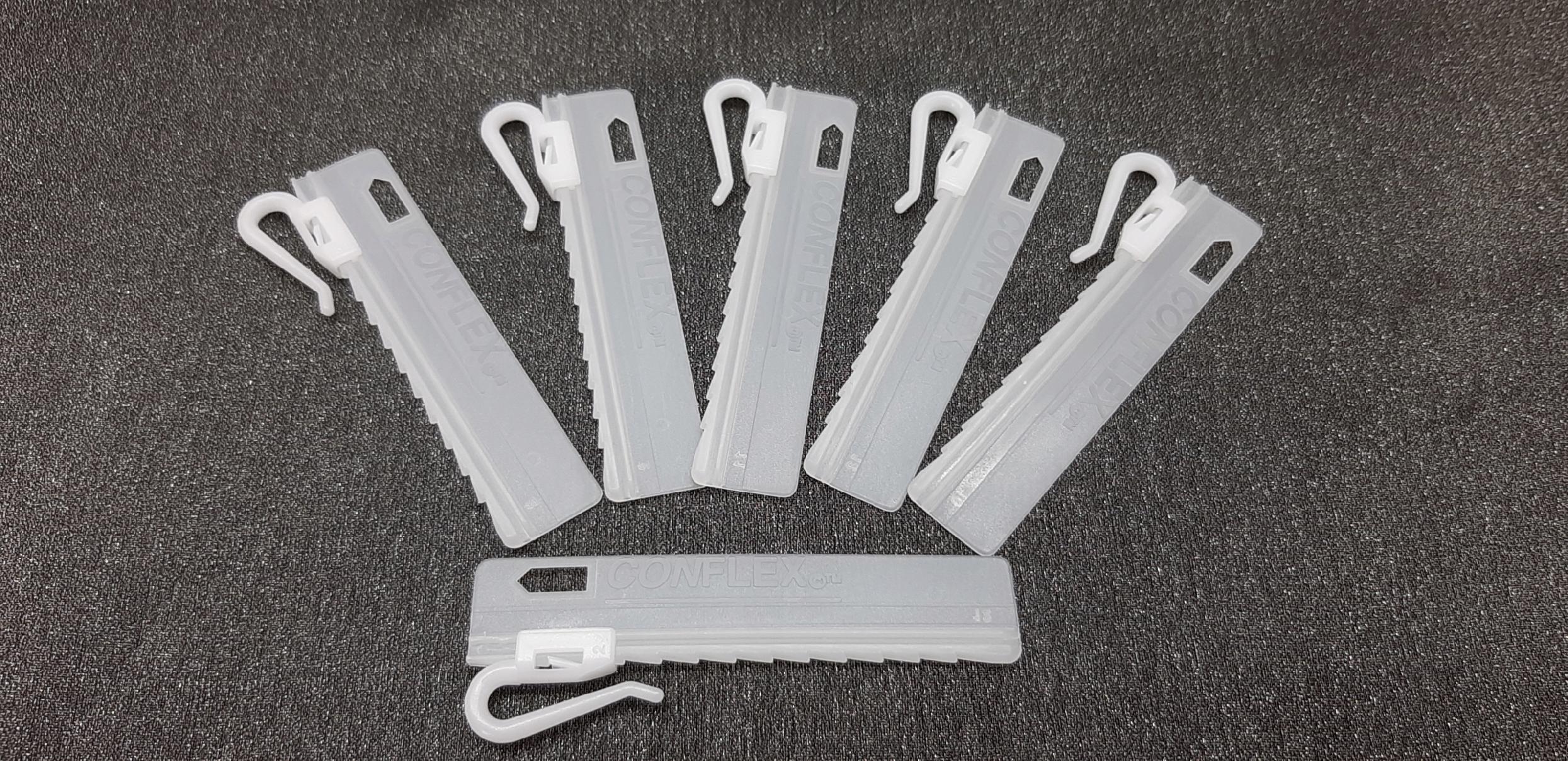 Haczyk Regulowany Microflex, Flex, 75 mm. 100 szt