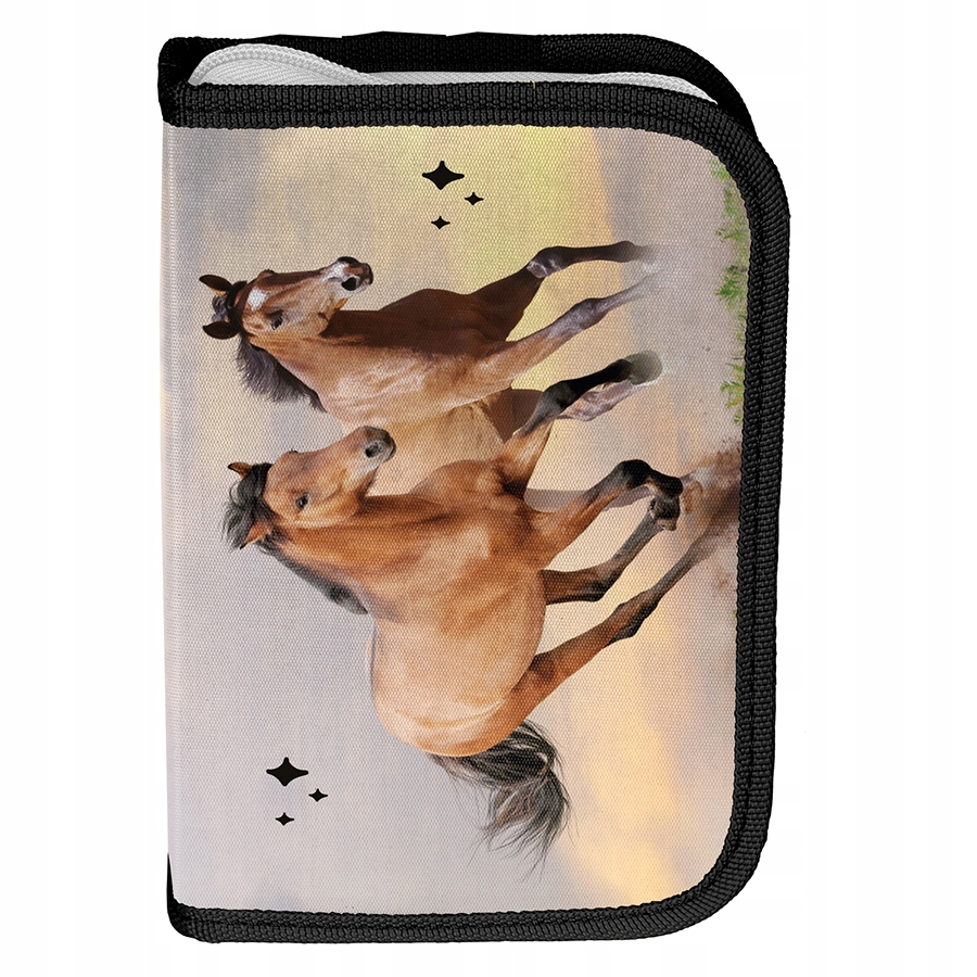Set scolar PASO ghiozdan cai 41x27x15cm penar 19.5x13x3.5cm sac