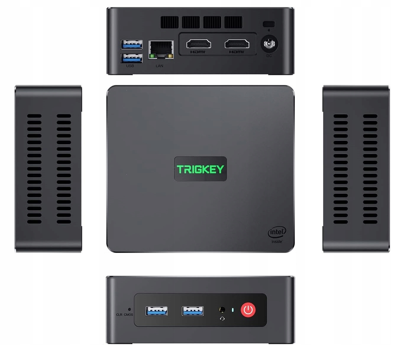 Komputer Mini PC TRIGKEY Green G3 Intel Celeron N5095 8