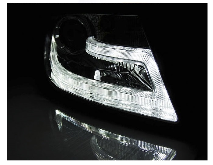 Lampy Reflektory LED AUDI A4 B8 08 -11 TRU DRL H7