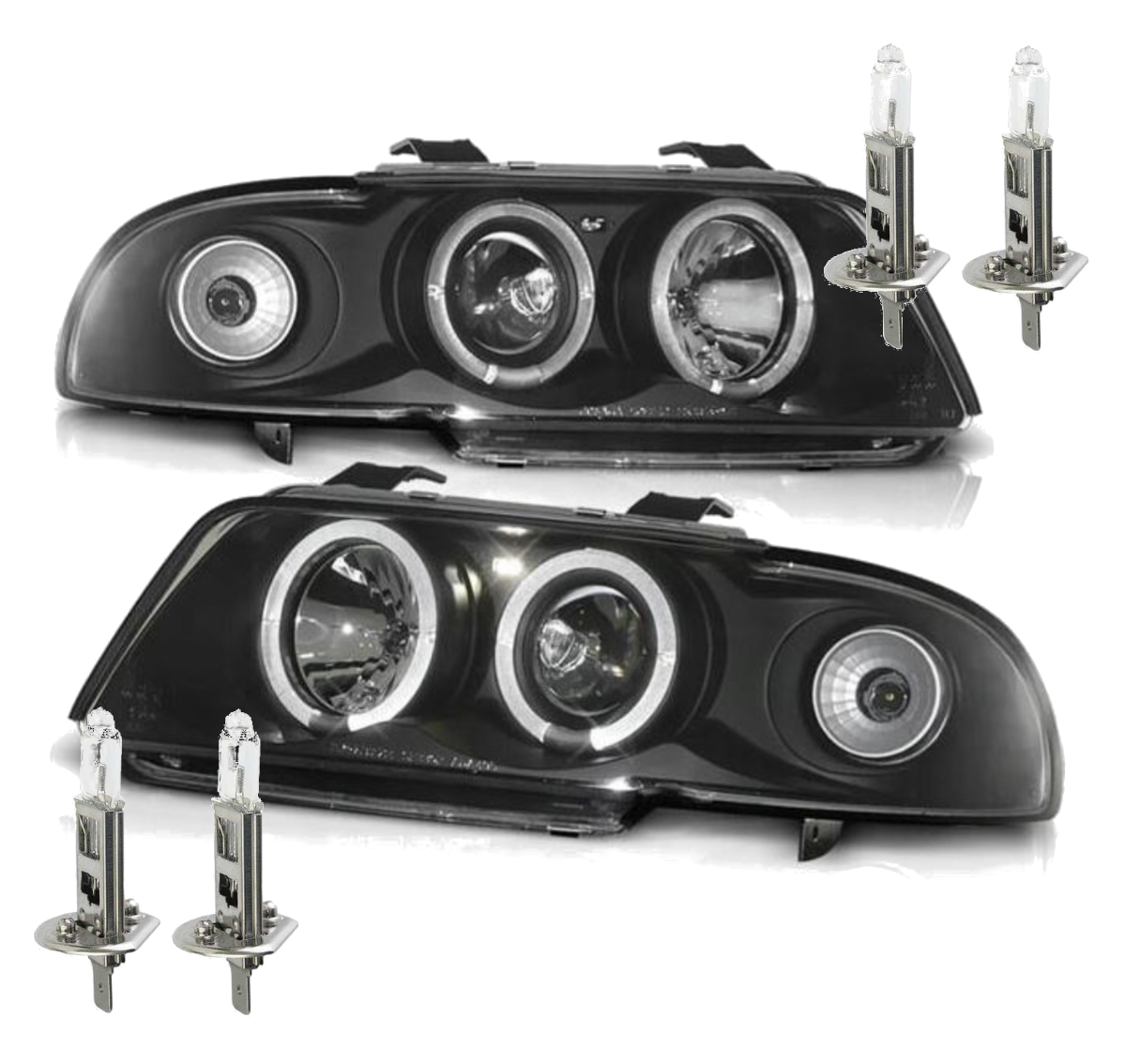 Nowoczesne LAMPY REFLEKTORY SOCZEWKOWE DO AUDI A4 OD 1994 DO 1998  NOWE