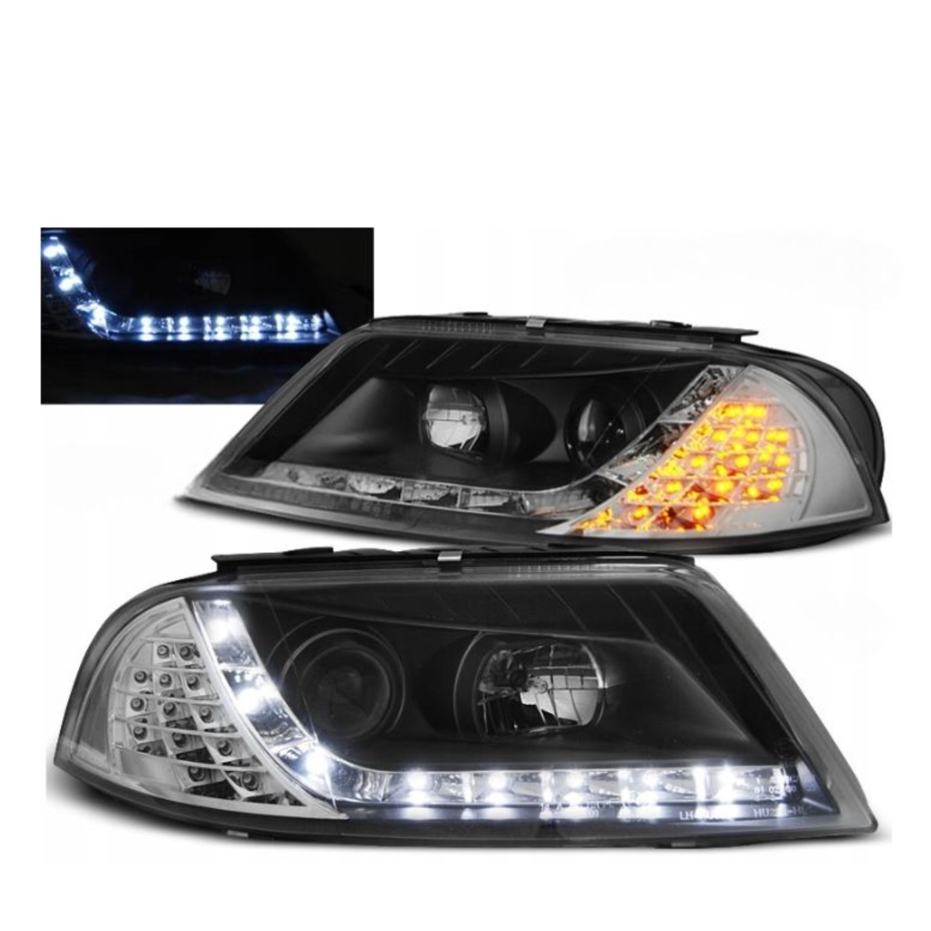 REFLEKTORY LAMPY DO VW PASSAT 3BG B5 OD 2000 DO 2005 DIODOWY Kierunkowskaz