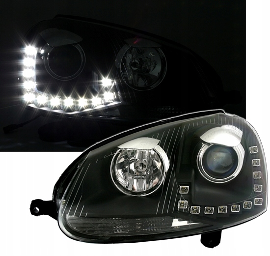 LAMPY REFLEKTORY VW GOLF V 5 03-09 Do DZIENNEJ DRL
