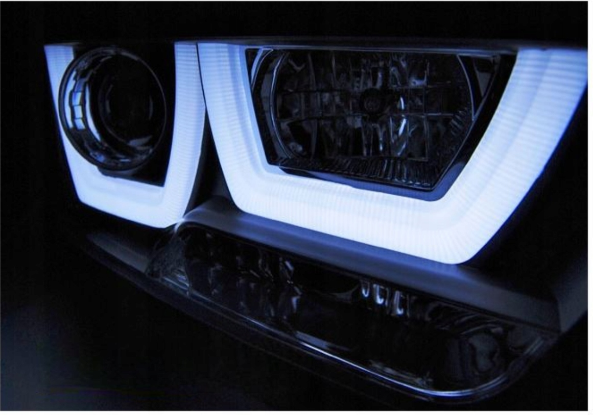 NOWE LAMPY Reflektory Do DODGE CHARGER LX II Od 2011Do 2015 RINGI LED 3D