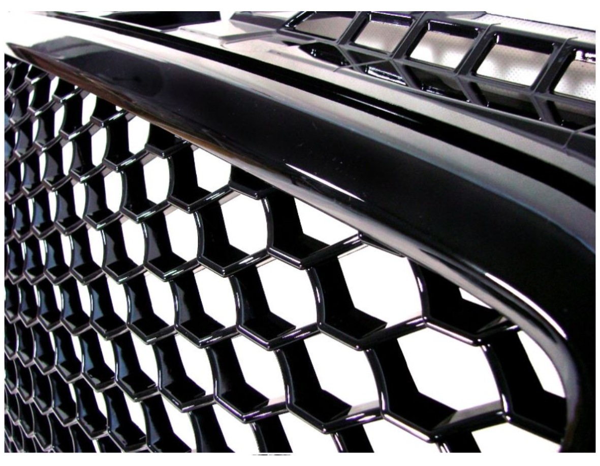 NOWY Grill Atrapa RS LOOK Audi A3 8P Od 2005 Do 2008 POŁYSK PLASTER MIODU