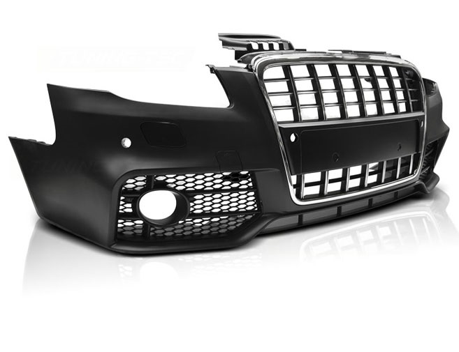 Zderzak AUDI A4 04-08 S-LINE CHROME BLACK PDC