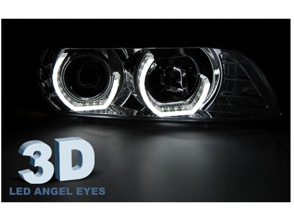 LAMPY REFLEKTORY DO BMW E39 OD 1995 DO 2003 Roku DAYLIGHT CHROME
