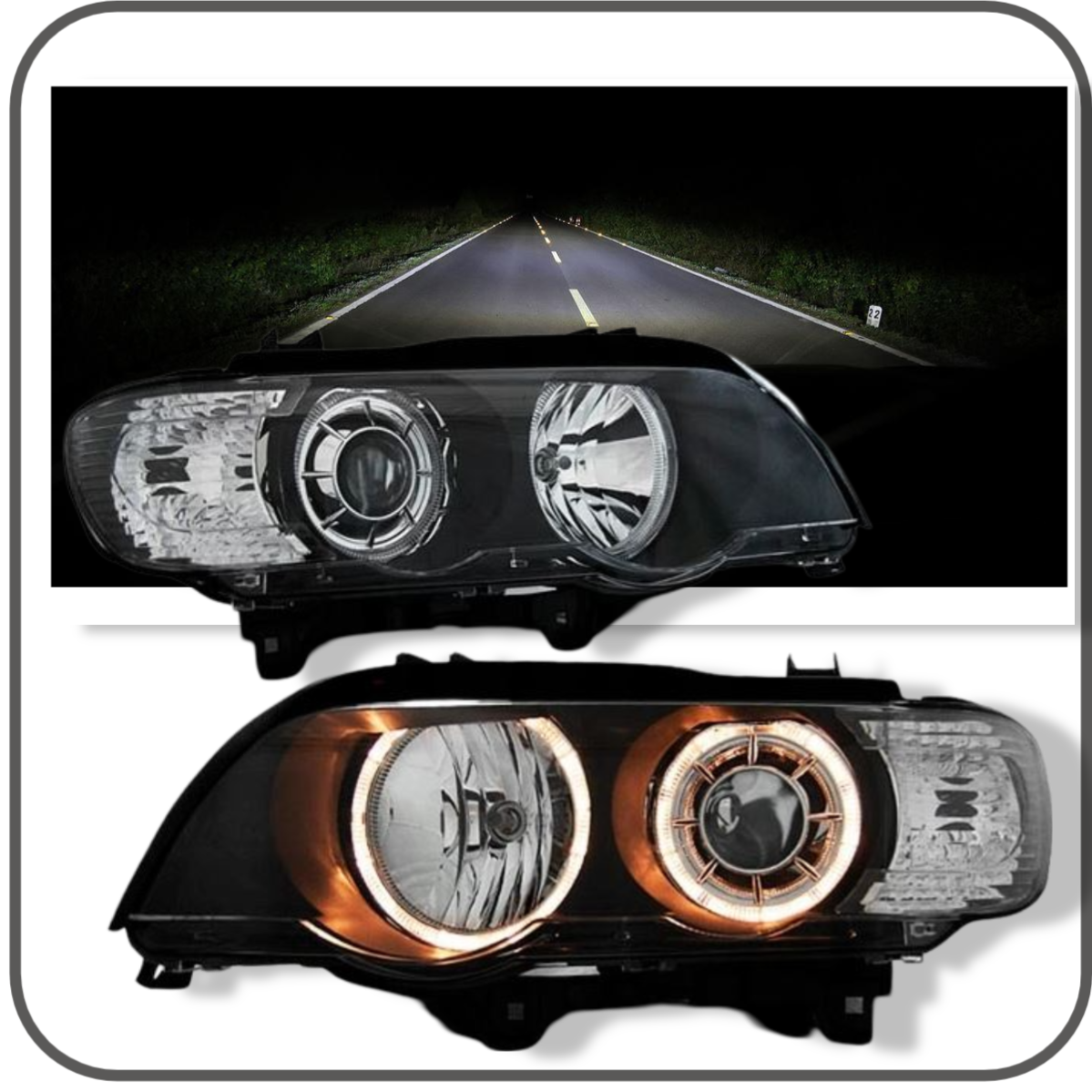 LAMPY Reflektory Do BMW X5 E53 Od 1999 Do 2003 Rok XENON D2S DEPO+ ŻARÓWKI