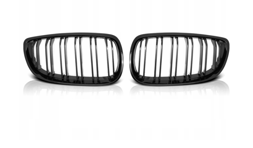 GRILL NERKI BMW E92 E93 07-10R BLACK POŁYSK DOUBLE