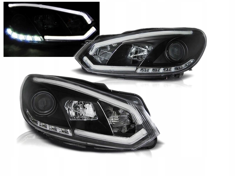 LAMPY REFLEKTORY VW GOLF 6 VI Do DZIENNEJ DRL