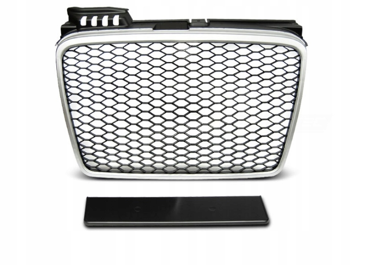 Grill Atrapa AUDI A4 B7 RS-TYPE 04-08 MATT SILVER