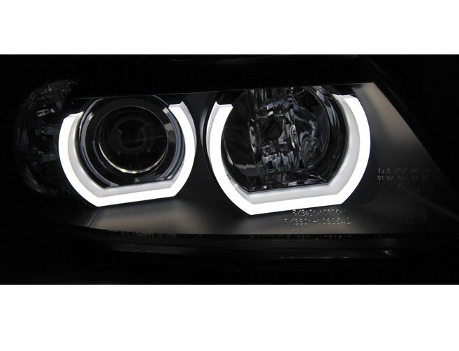 LAMPY REFLEKTORY DO BMW E90, E91 OD 2005 DO 2008 Roku LED 3D XENON