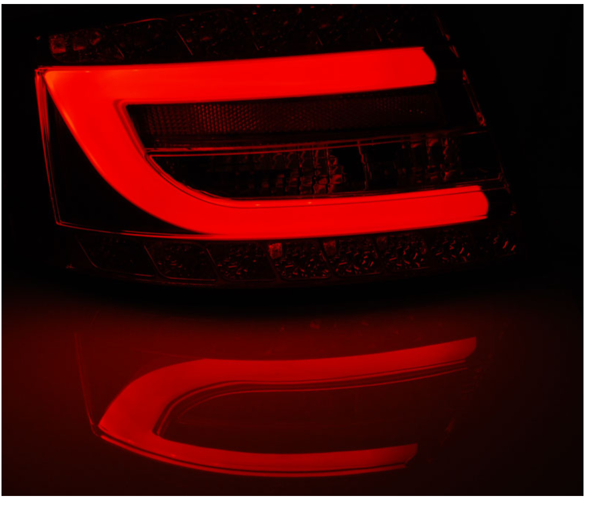 Lampy Do AUDI A6 SEDAN  Od 2004 Do 208 LED BAR SMOKE Wtyczka na 7 PINÓW