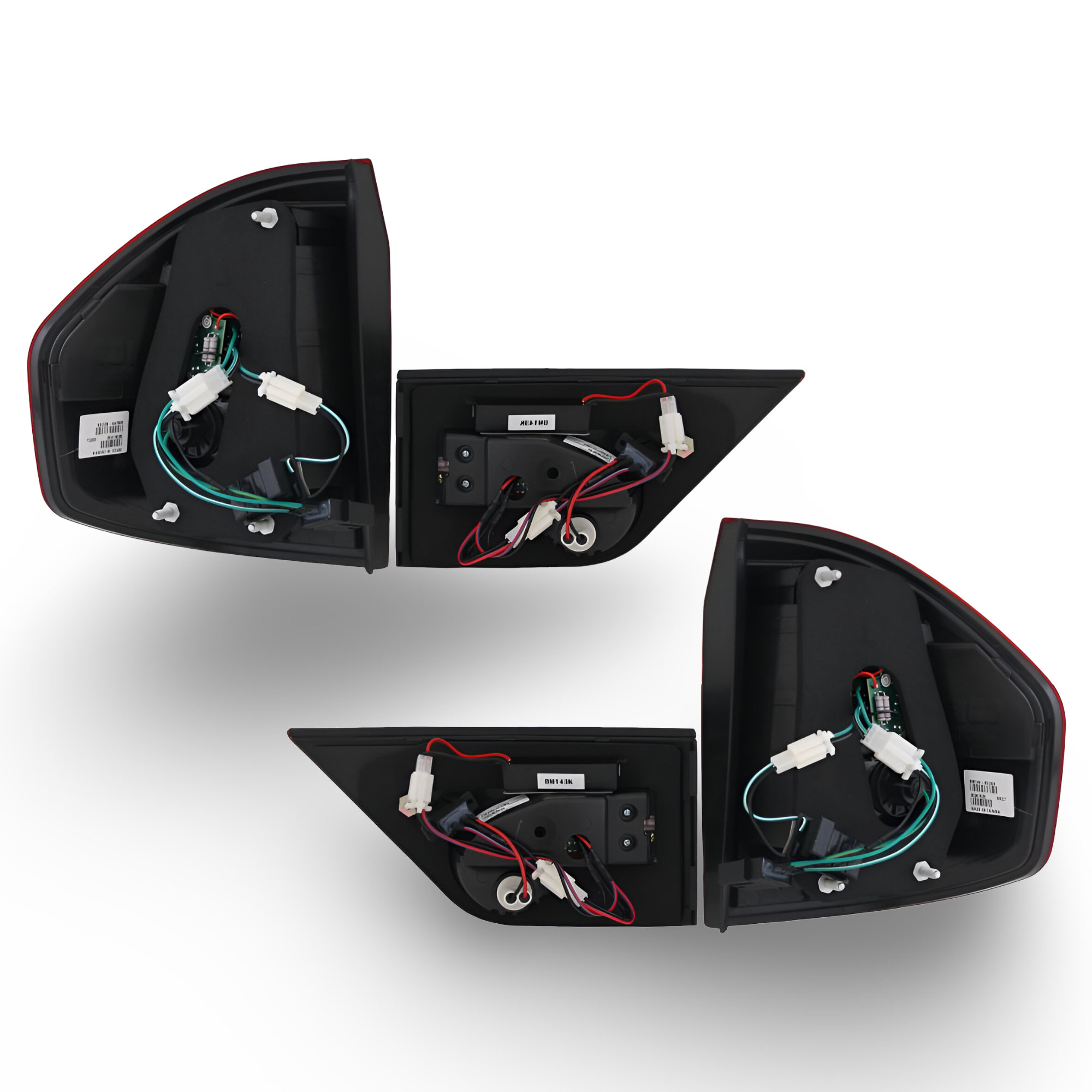 TYLNE Lampy DIODOWE Do BMW X3 E83 Od 2004 Do 2006 LED RED-SMOKE ATEST NOWE