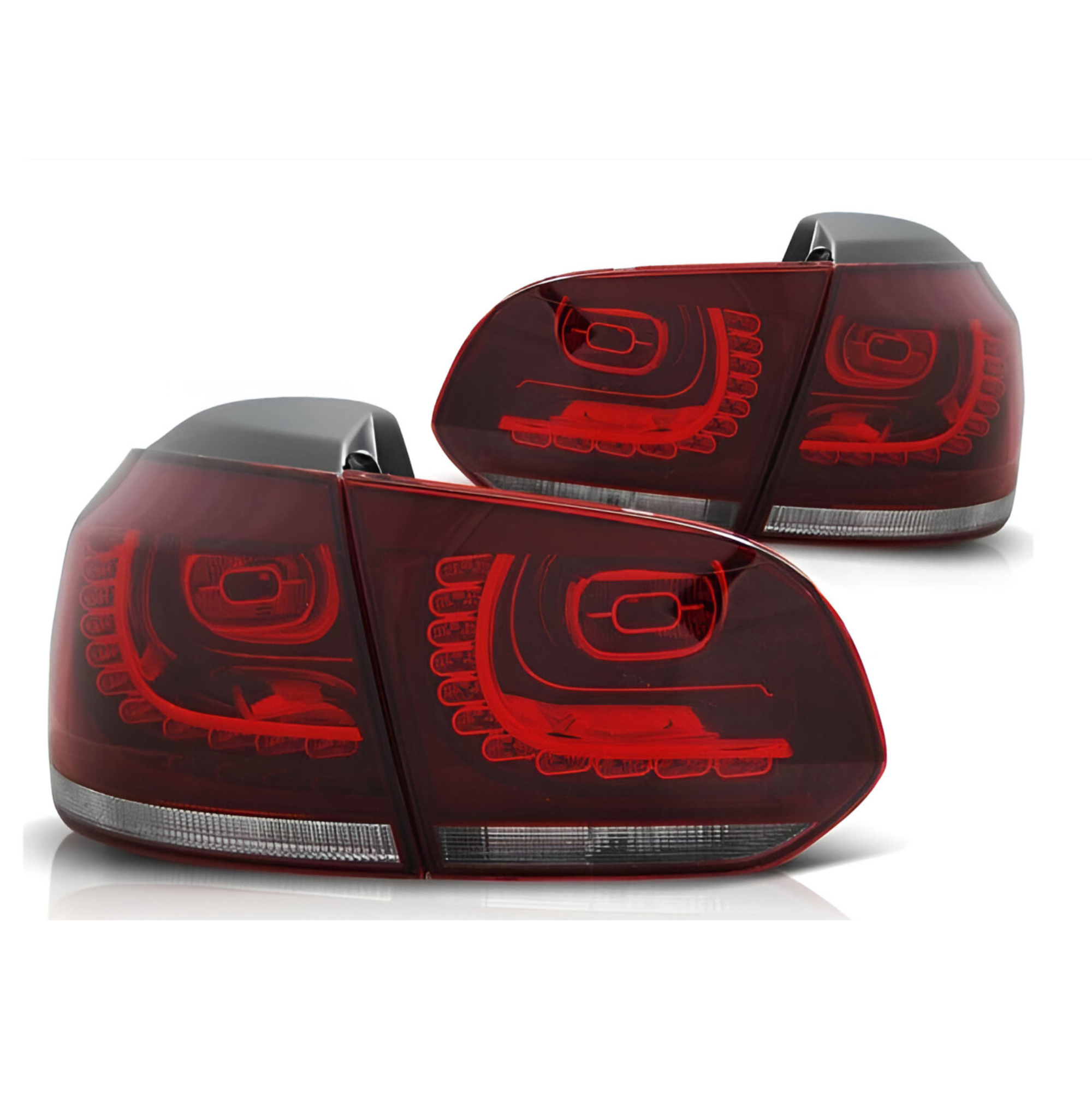 Lampy Tylne DIODOWE VW GOLF 6 VI 08-12 RED WHITE