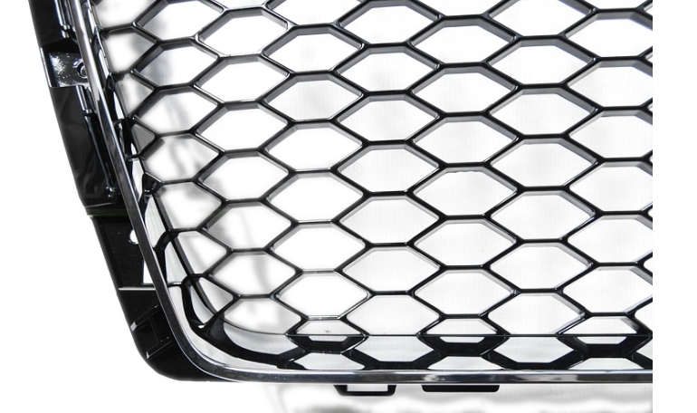 Grill Atrapa AUDI A4 B9 15-BLACK CHROME RS-STYLE