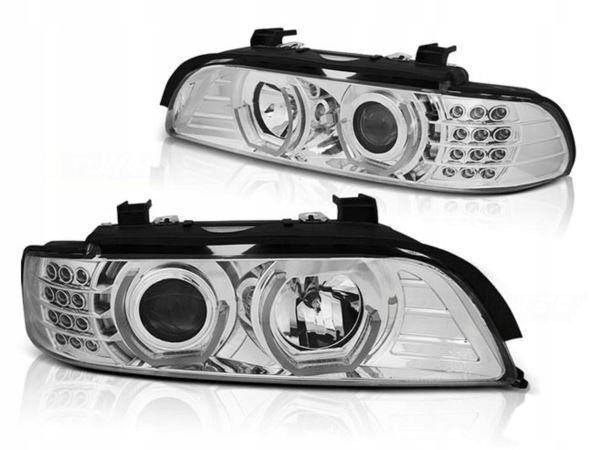 LAMPY REFLEKTORY DO BMW E39 OD 1995 DO 2003 Roku DAYLIGHT CHROME