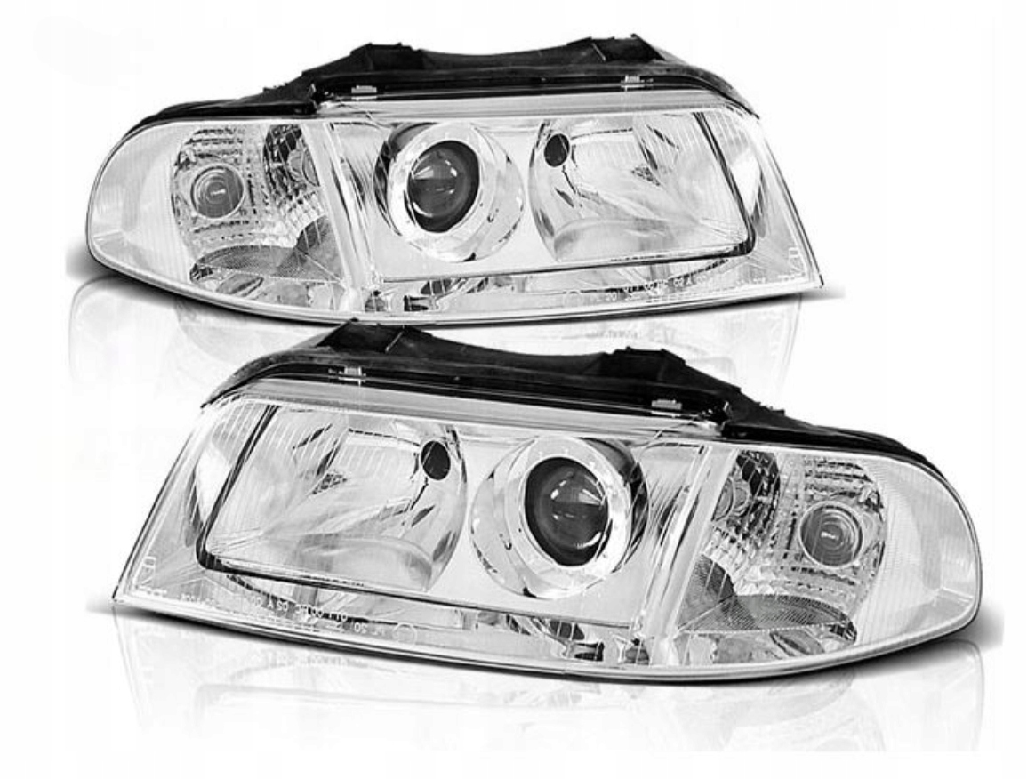 Nowoczesne LAMPY REFLEKTORY DO AUDI A4 B5 OD 1999 DO 2000 Roku DEPO Nowe