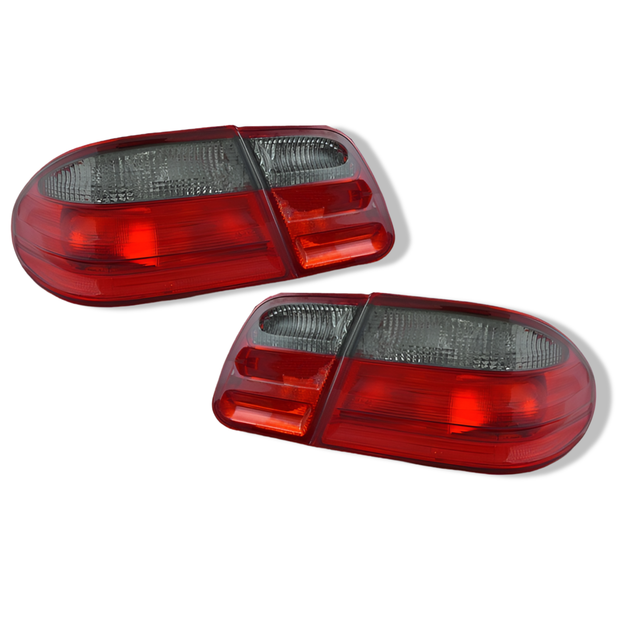 NOWE Lampy Tylne Do MERCEDES W210 E-KLASA Od 1995 Do 2002 RED SMOKE ATEST