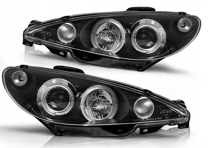 LAMPY REFLEKTORY Do PEUGEOT 206 OD 1998 DO 2002 SOCZEWKI ŻARÓWKI H1 GRATIS