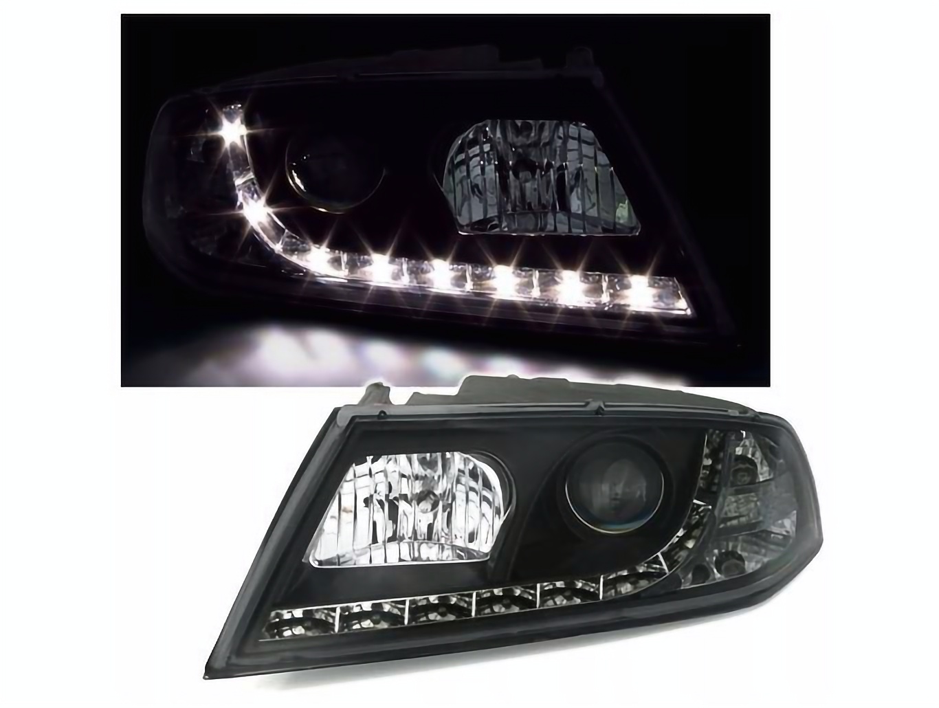 LAMPY REFLEKTORY DO SKODA OCTAVIA II 2 Od OD 2004 DO 2008 Roku  LED XENON