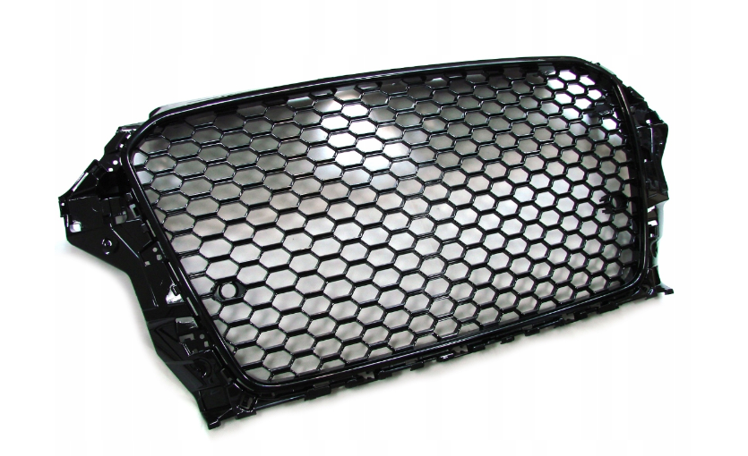 GRILL DO AUDI A3 OD 2012 DO 2016 RS3- OPTIK CZARNY POŁYSK PDC