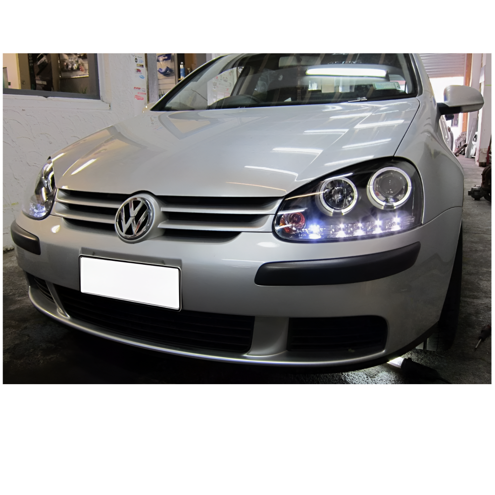 LAMPY REFLEKTORY Do VW GOLF V 5 OD 2003 DO 2009 RINGI LED Soczewki NOWE