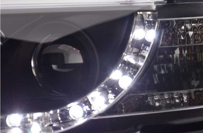 Lampy Reflektory DO AUDI A3 8L OD 1996 DO 2000. DAYLINE LED