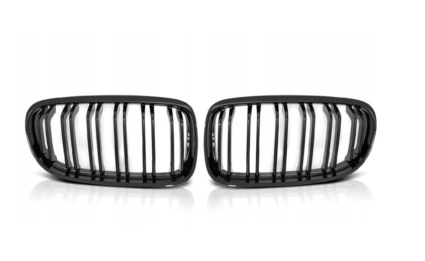 GRILL NERKI BMW E90 E91 09-11 BLACK POŁYSK DOUBLE