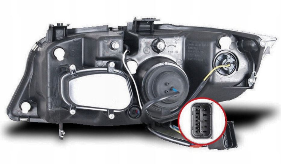 Lampy Reflektory BMW E90 E91 2005 -2008 Ringi LED Oświetl swoją drogę