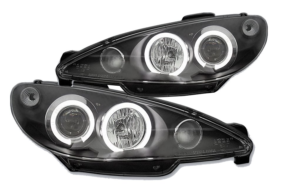 LAMPY REFLEKTORY Do PEUGEOT 206 OD 1998 DO 2002 SOCZEWKI ŻARÓWKI H1 GRATIS