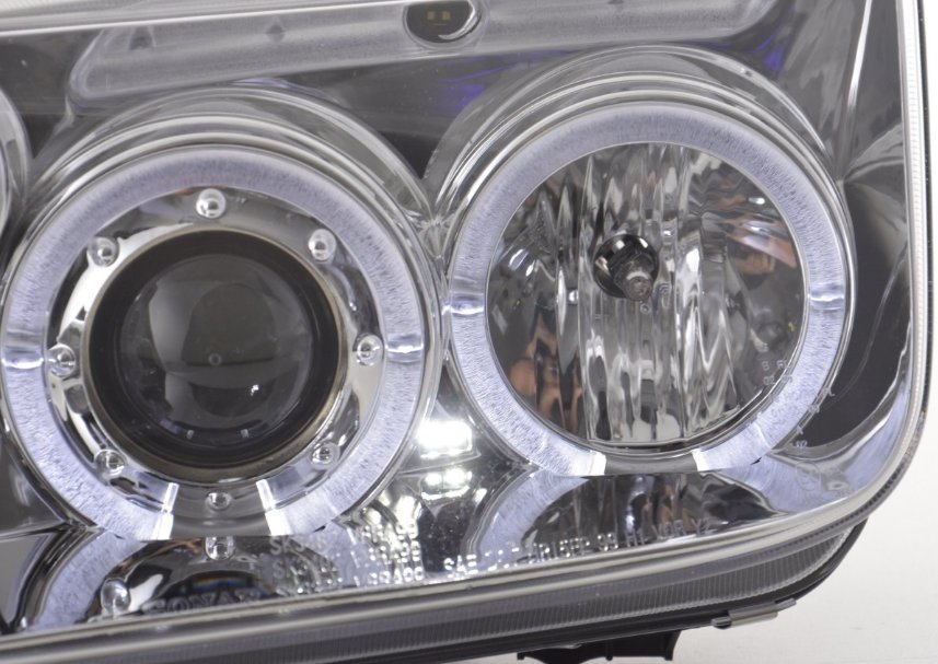 LAMPY REFLEKTORY Do  VW BORA Od 1998 Do 2005 RINGI CHROME LED