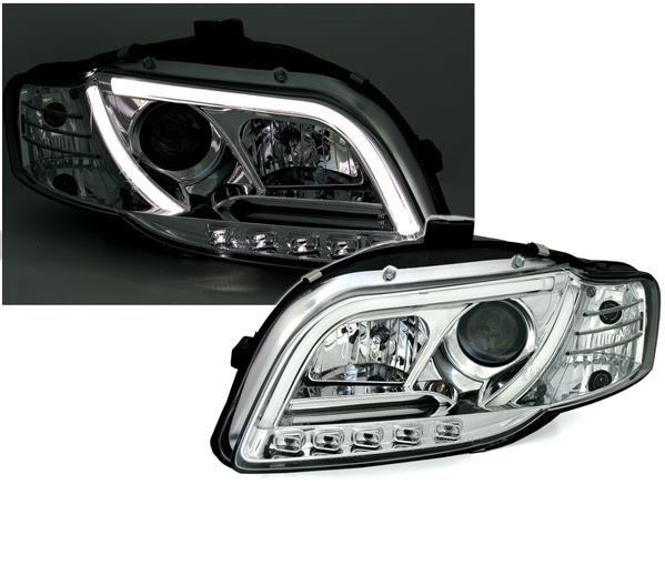 Lampy Reflektory LED AUDI A4 B7 04-08 Do DZIENNEJ